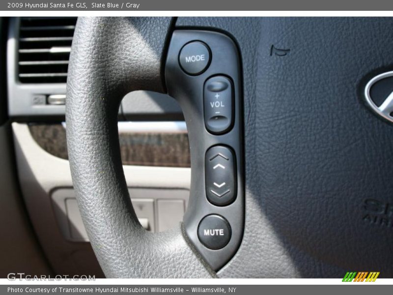 Slate Blue / Gray 2009 Hyundai Santa Fe GLS