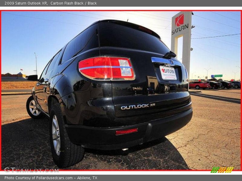 Carbon Flash Black / Black 2009 Saturn Outlook XR