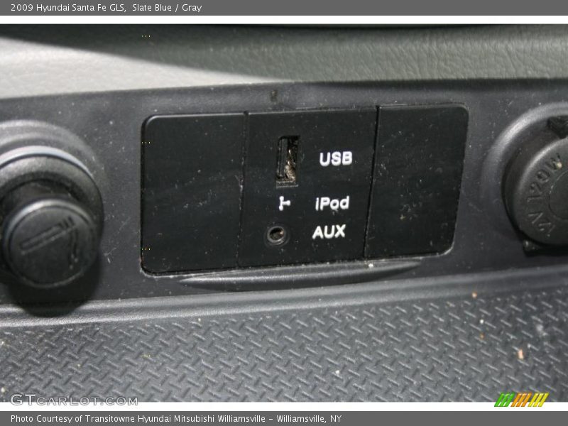 Slate Blue / Gray 2009 Hyundai Santa Fe GLS