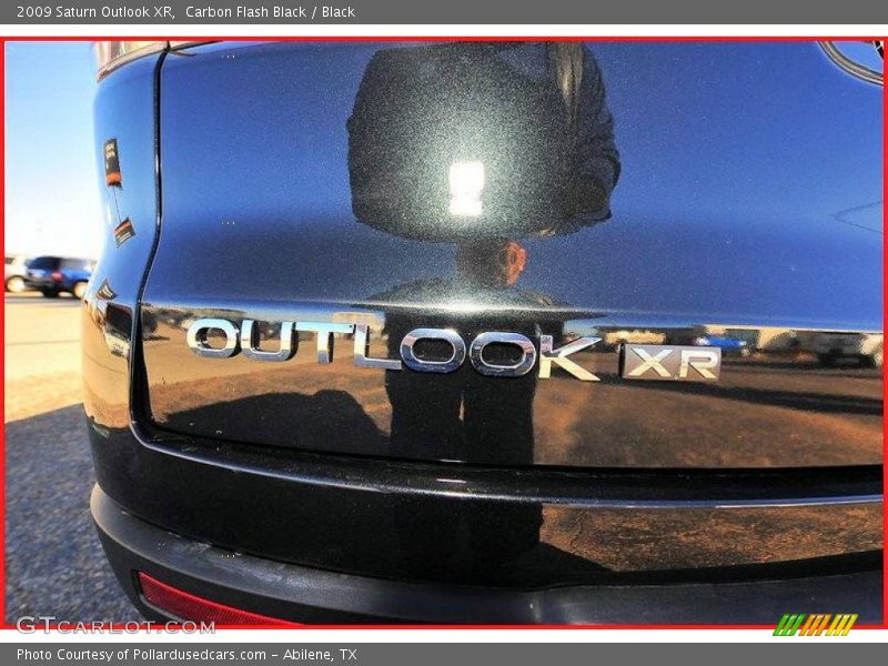 Carbon Flash Black / Black 2009 Saturn Outlook XR
