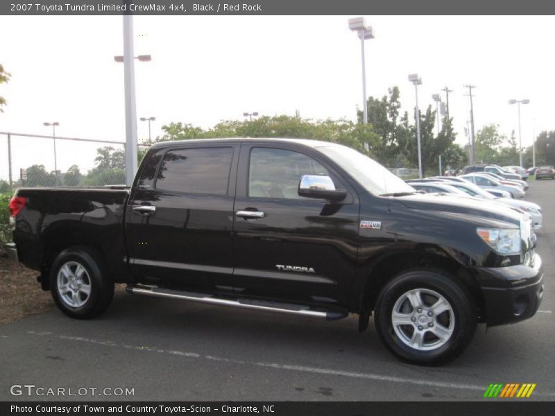 Black / Red Rock 2007 Toyota Tundra Limited CrewMax 4x4