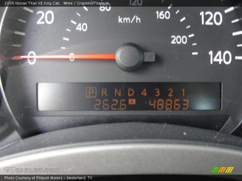 White / Graphite/Titanium 2006 Nissan Titan XE King Cab