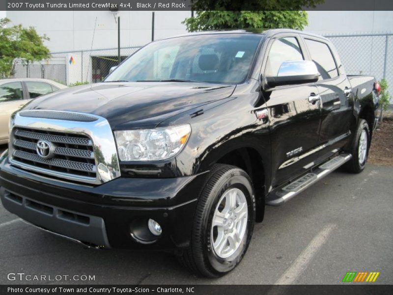 Black / Red Rock 2007 Toyota Tundra Limited CrewMax 4x4