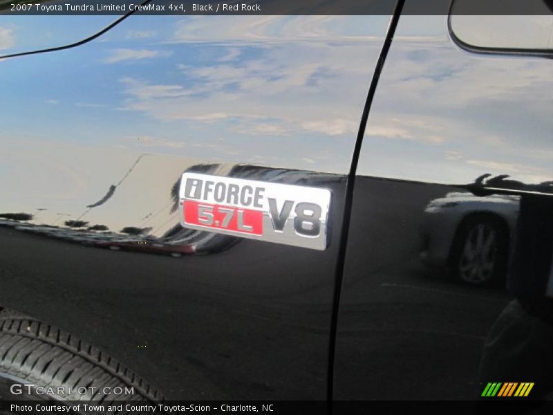 Black / Red Rock 2007 Toyota Tundra Limited CrewMax 4x4