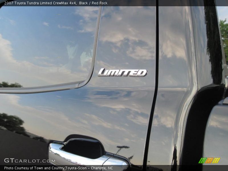 Black / Red Rock 2007 Toyota Tundra Limited CrewMax 4x4