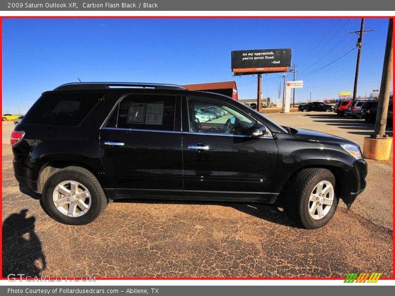 Carbon Flash Black / Black 2009 Saturn Outlook XR
