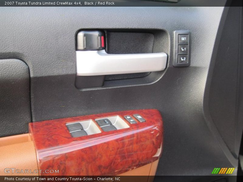 Black / Red Rock 2007 Toyota Tundra Limited CrewMax 4x4