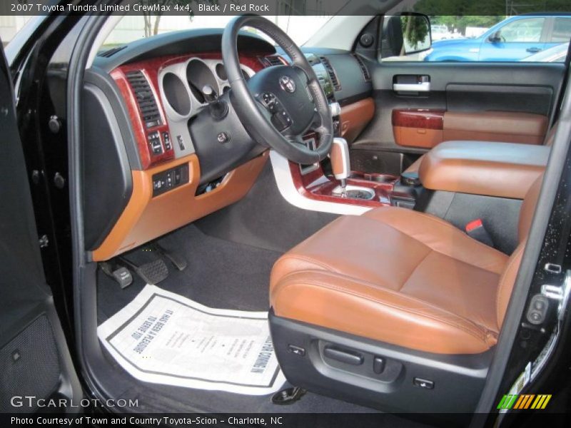 Black / Red Rock 2007 Toyota Tundra Limited CrewMax 4x4
