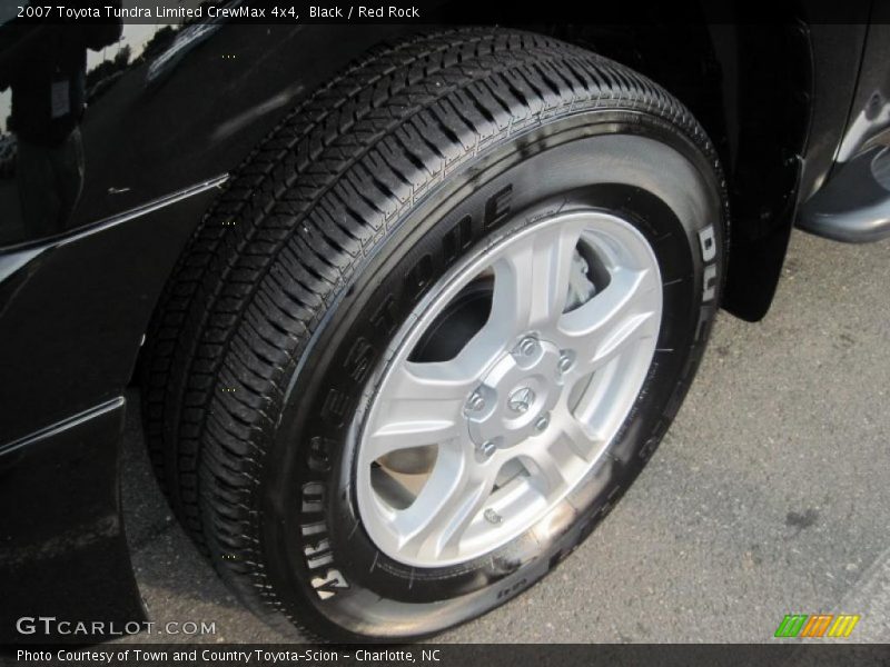 Black / Red Rock 2007 Toyota Tundra Limited CrewMax 4x4