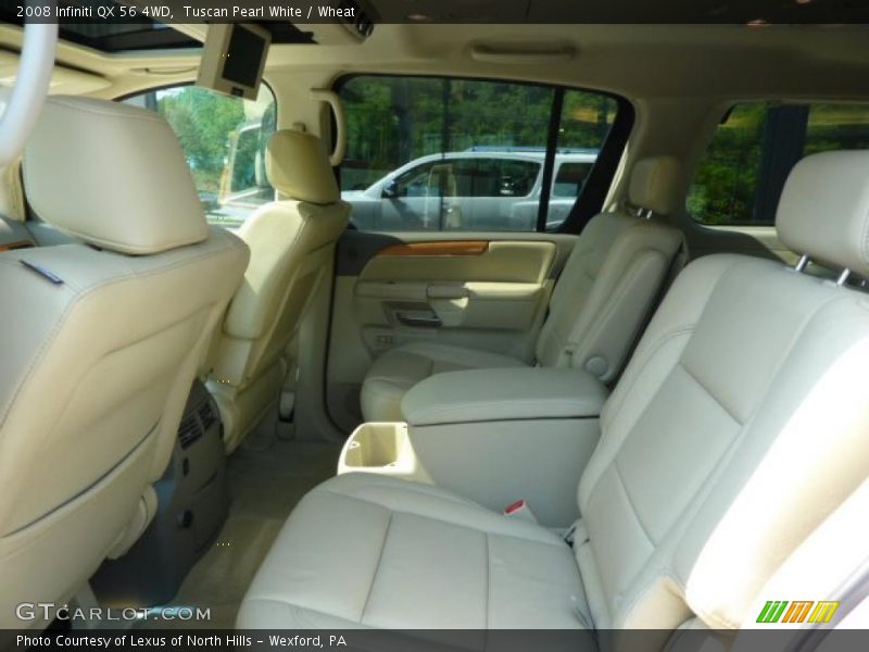 Tuscan Pearl White / Wheat 2008 Infiniti QX 56 4WD