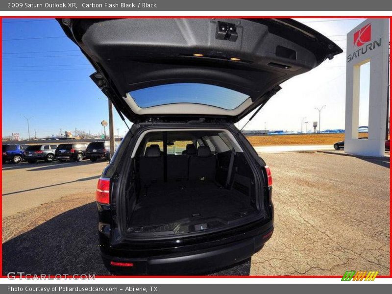 Carbon Flash Black / Black 2009 Saturn Outlook XR