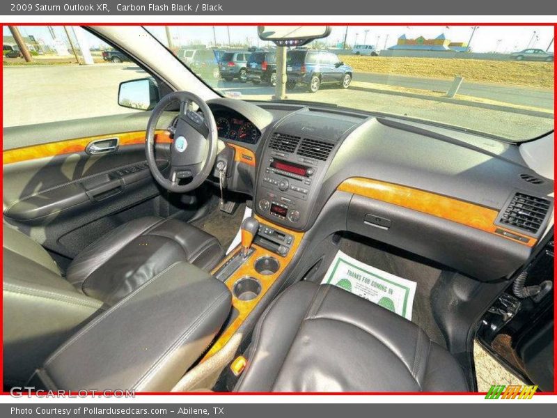 Carbon Flash Black / Black 2009 Saturn Outlook XR