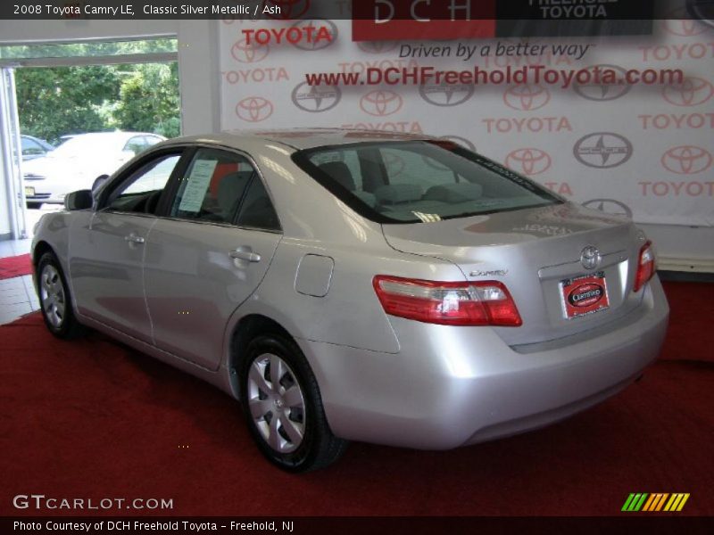 Classic Silver Metallic / Ash 2008 Toyota Camry LE