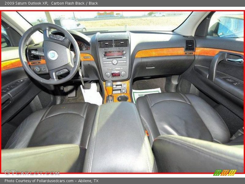 Carbon Flash Black / Black 2009 Saturn Outlook XR