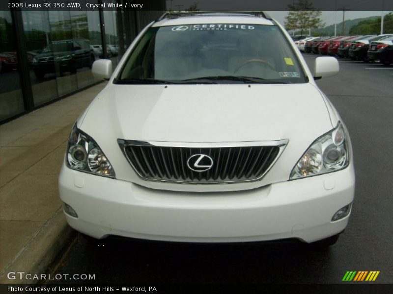 Crystal White / Ivory 2008 Lexus RX 350 AWD