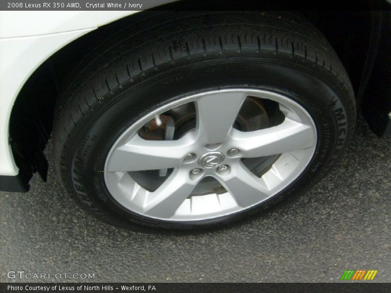 Crystal White / Ivory 2008 Lexus RX 350 AWD