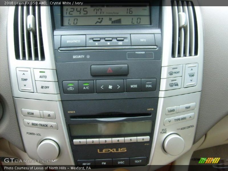 Crystal White / Ivory 2008 Lexus RX 350 AWD