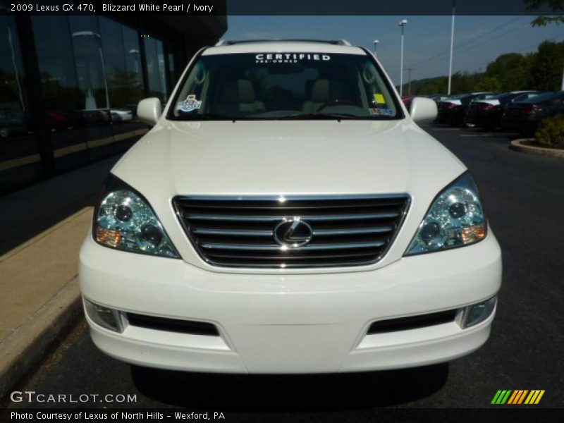 Blizzard White Pearl / Ivory 2009 Lexus GX 470