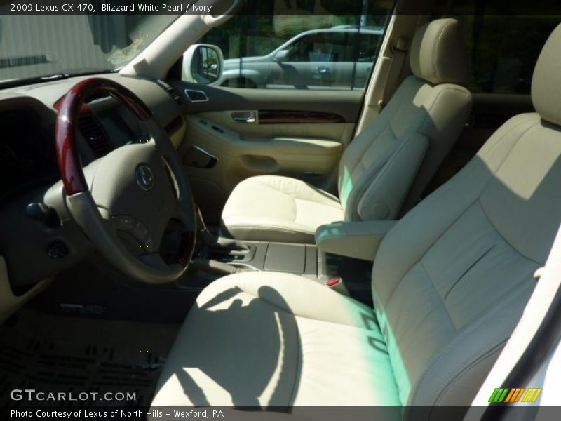 Blizzard White Pearl / Ivory 2009 Lexus GX 470