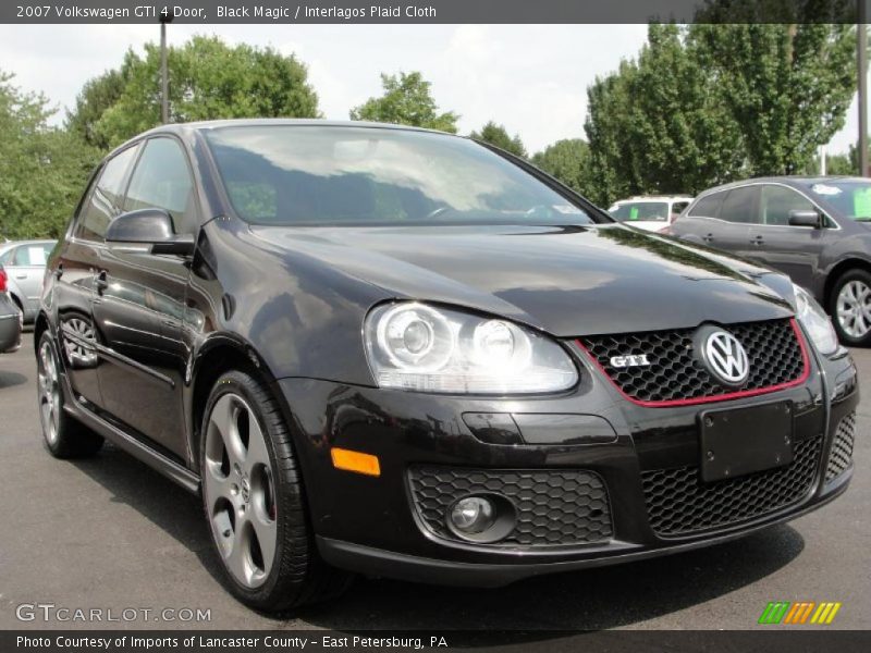 Black Magic / Interlagos Plaid Cloth 2007 Volkswagen GTI 4 Door