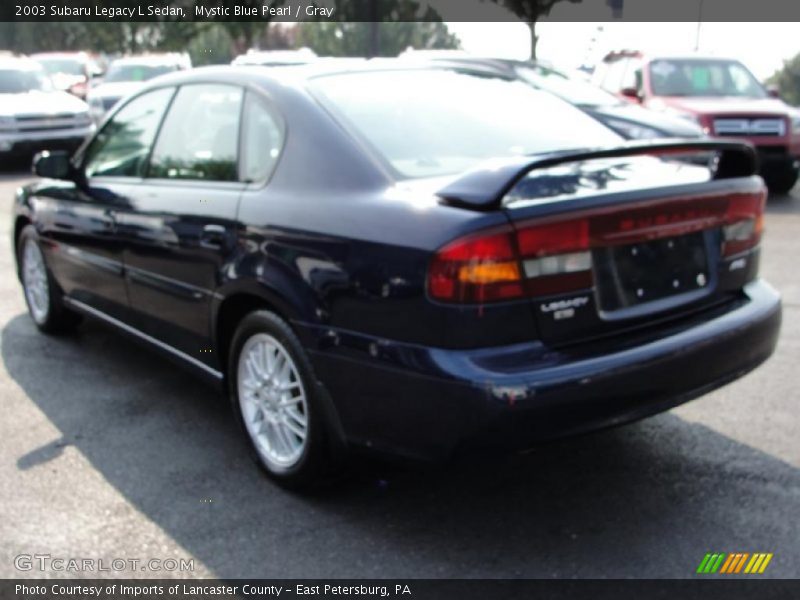 Mystic Blue Pearl / Gray 2003 Subaru Legacy L Sedan