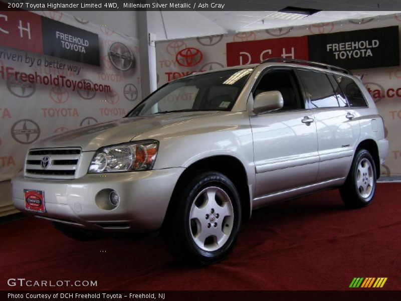 Millenium Silver Metallic / Ash Gray 2007 Toyota Highlander Limited 4WD