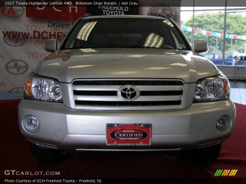 Millenium Silver Metallic / Ash Gray 2007 Toyota Highlander Limited 4WD