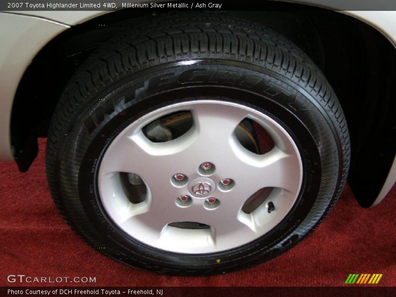 Millenium Silver Metallic / Ash Gray 2007 Toyota Highlander Limited 4WD