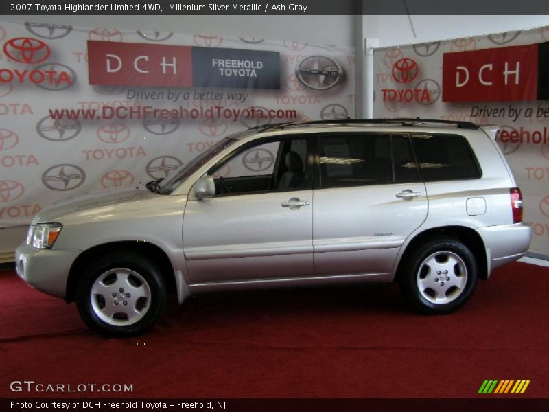 Millenium Silver Metallic / Ash Gray 2007 Toyota Highlander Limited 4WD