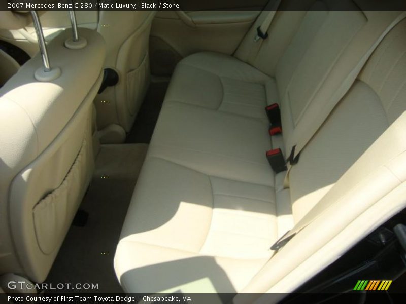 Black / Stone 2007 Mercedes-Benz C 280 4Matic Luxury