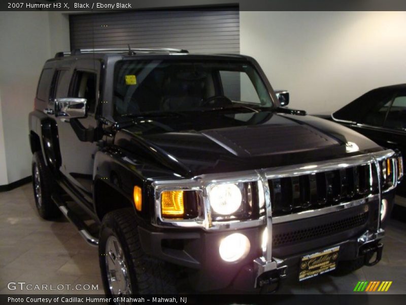 Black / Ebony Black 2007 Hummer H3 X