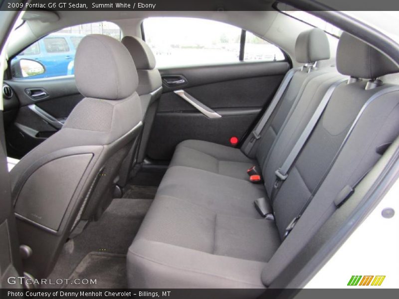 Summit White / Ebony 2009 Pontiac G6 GT Sedan