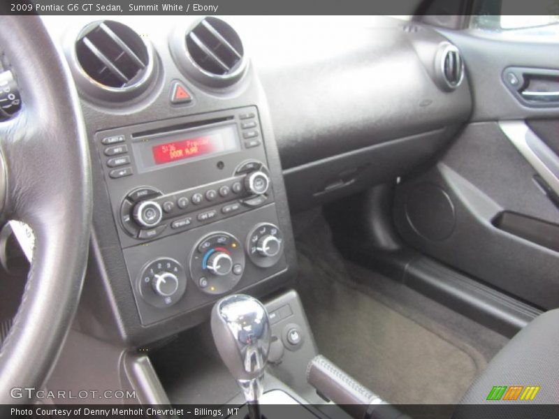 Summit White / Ebony 2009 Pontiac G6 GT Sedan