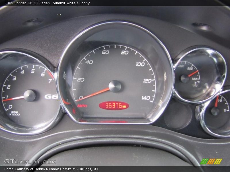 Summit White / Ebony 2009 Pontiac G6 GT Sedan