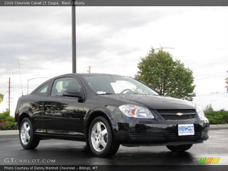 Black / Ebony 2009 Chevrolet Cobalt LT Coupe