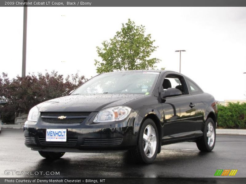 Black / Ebony 2009 Chevrolet Cobalt LT Coupe