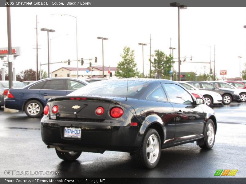 Black / Ebony 2009 Chevrolet Cobalt LT Coupe