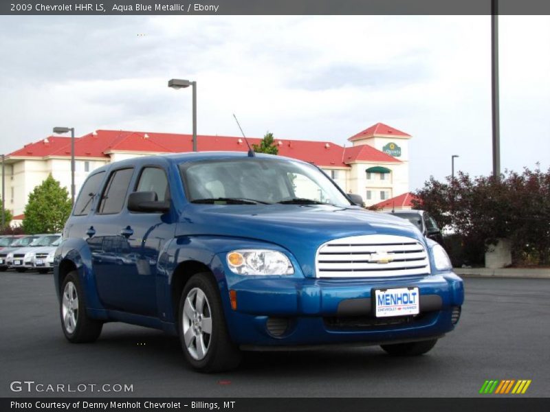 Aqua Blue Metallic / Ebony 2009 Chevrolet HHR LS