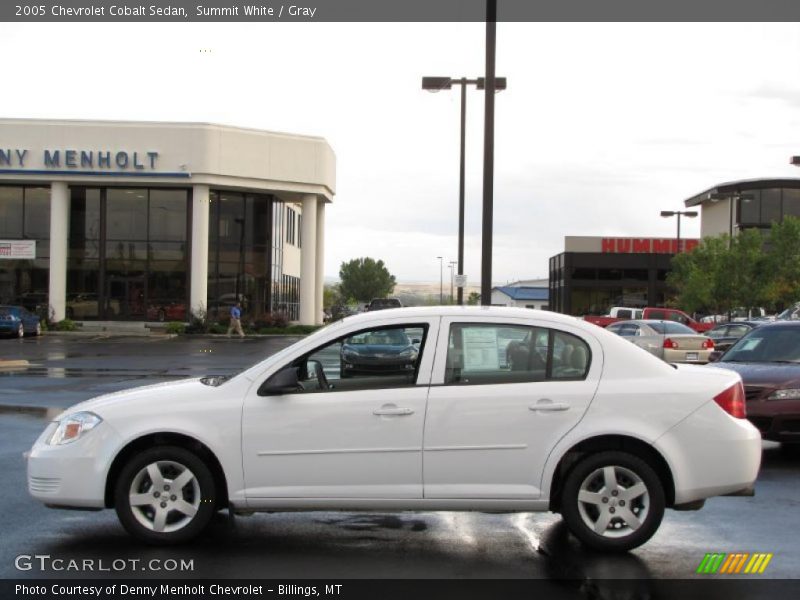 Summit White / Gray 2005 Chevrolet Cobalt Sedan