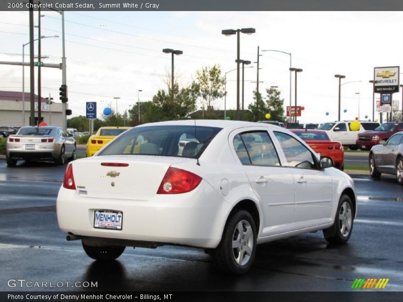 Summit White / Gray 2005 Chevrolet Cobalt Sedan