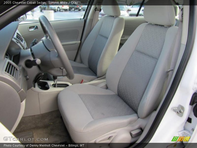 Summit White / Gray 2005 Chevrolet Cobalt Sedan