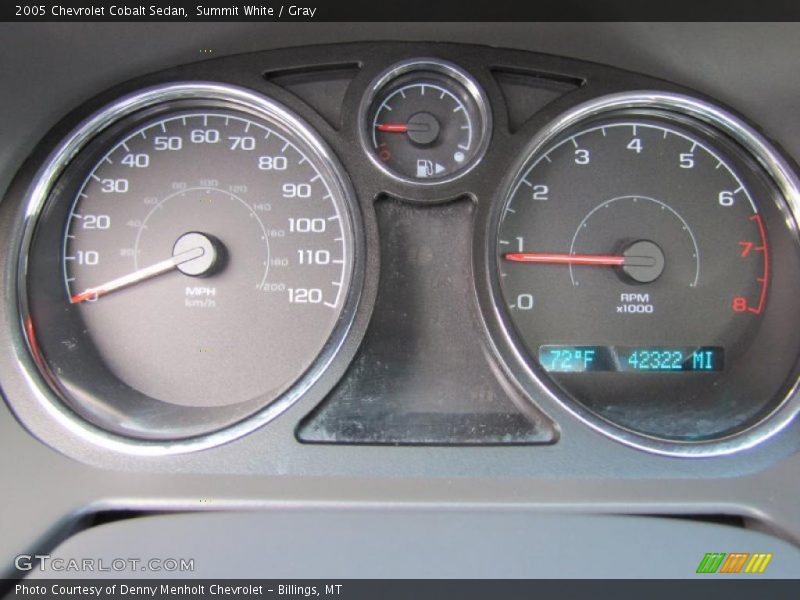 Summit White / Gray 2005 Chevrolet Cobalt Sedan