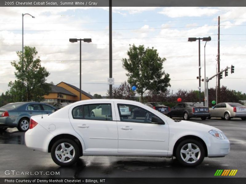 Summit White / Gray 2005 Chevrolet Cobalt Sedan