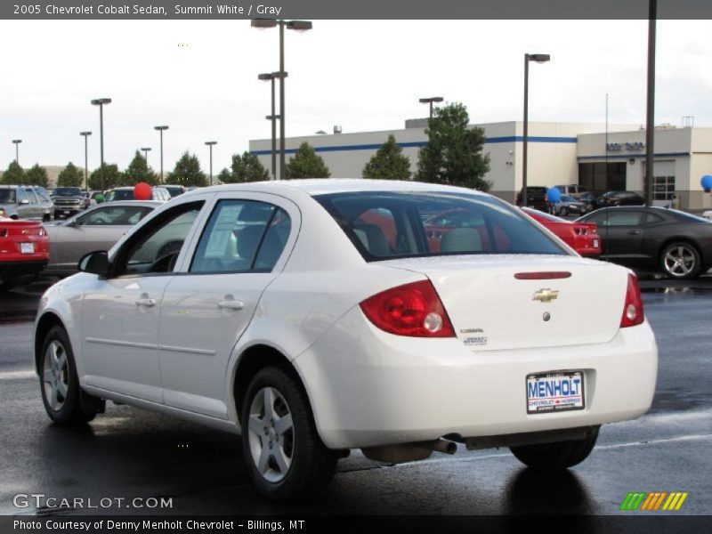 Summit White / Gray 2005 Chevrolet Cobalt Sedan