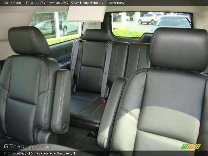 Silver Lining Metallic / Ebony/Ebony 2011 Cadillac Escalade ESV Premium AWD