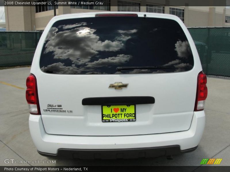 Summit White / Medium Gray 2008 Chevrolet Uplander LS