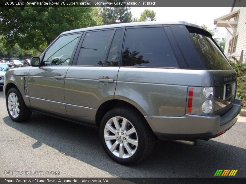 Stornoway Grey Metallic / Jet Black 2008 Land Rover Range Rover V8 Supercharged