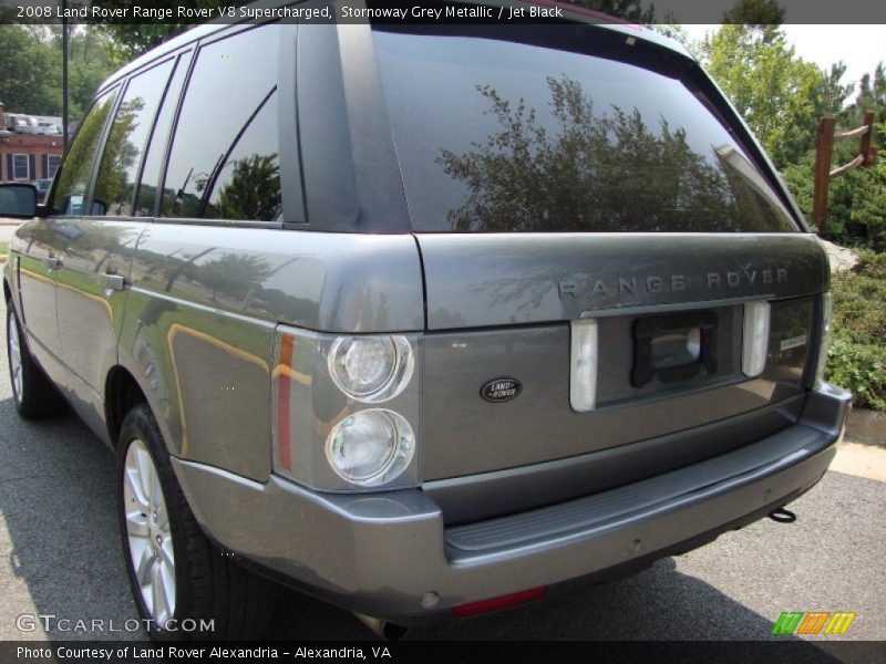 Stornoway Grey Metallic / Jet Black 2008 Land Rover Range Rover V8 Supercharged