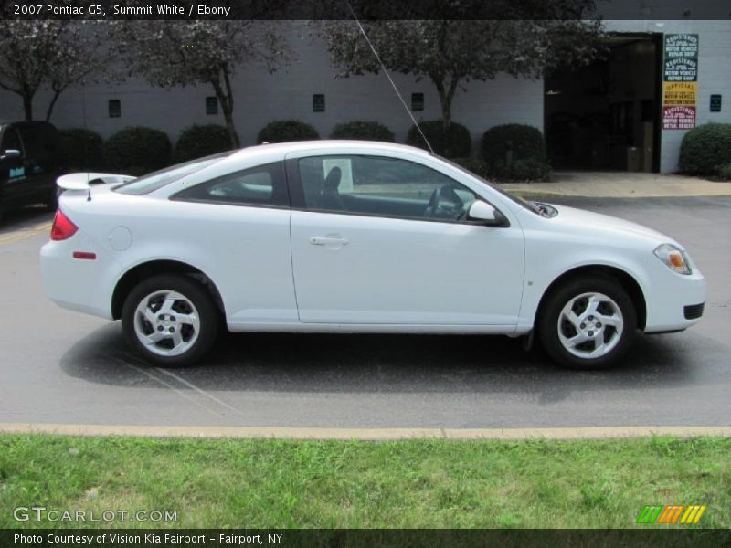 Summit White / Ebony 2007 Pontiac G5