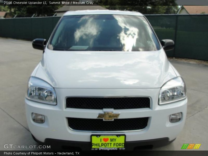 Summit White / Medium Gray 2008 Chevrolet Uplander LS